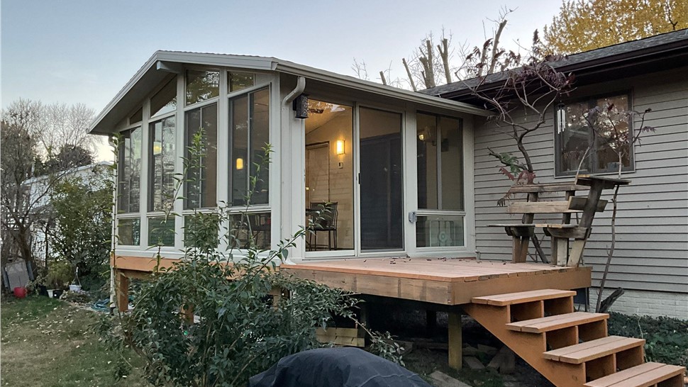 Sunrooms Project in Rockwell, IA by Midwest Construction