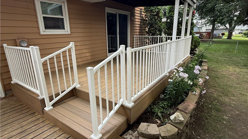 Decks Project in Mason City, IA by Midwest Construction