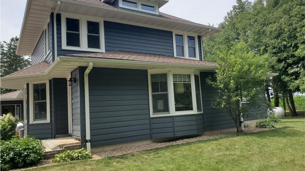 Siding Project in Orchard, IA by Midwest Construction