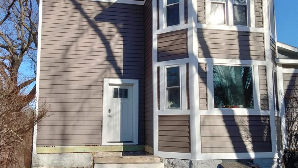 Siding Project in Osage, IA by Midwest Construction