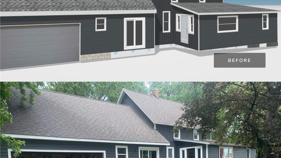 Siding Project in Mason City, IA by Midwest Construction