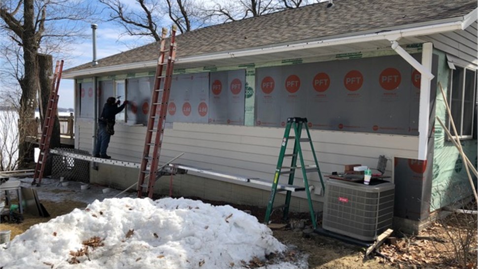 Siding Project in Clear Lake, IA by Midwest Construction