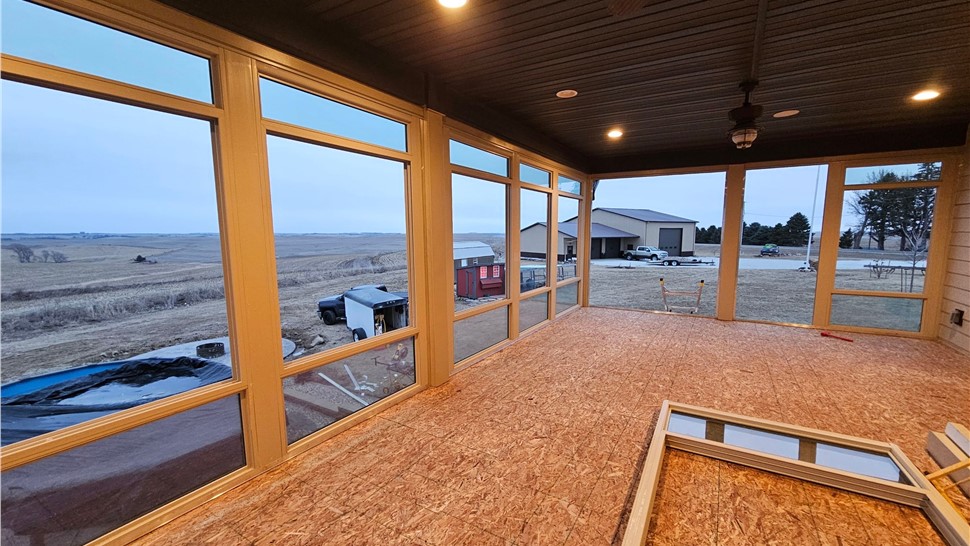 Sunrooms Project in Guthrie Center, IA by Midwest Construction
