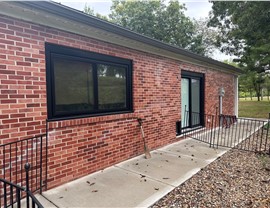 Patio Doors, Windows Project in Cumming, IA by Midwest Construction