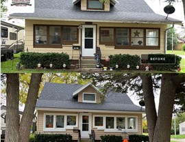 Seamless Gutters, Siding Project in Clarion, IA by Midwest Construction