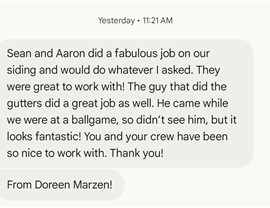 Siding Project in Rockwell, IA by Midwest Construction