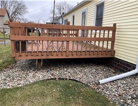 Decks Project in Garner, IA by Midwest Construction