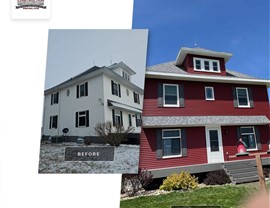 Siding Project in Toledo, IA by Midwest Construction