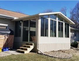 Sunroom Project Project in Ventura, IA by Midwest Construction