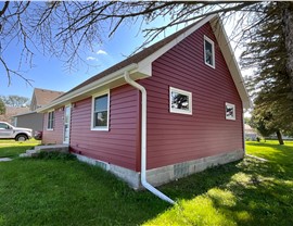 Seamless Gutters, Siding, Windows Project in Roland, IA by Midwest Construction