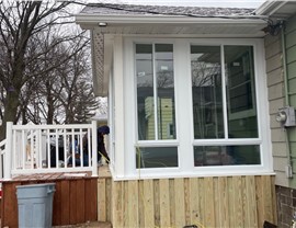 Sunrooms Project in Mason City, IA by Midwest Construction