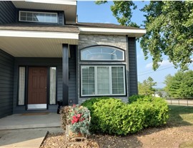 Seamless Gutters, Siding, Windows Project in Johnston, IA by Midwest Construction