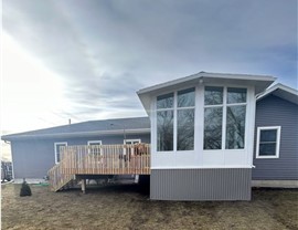 Sunrooms Project in Britt, IA by Midwest Construction