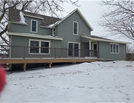 Decks, Roofing, Siding, Windows Project in Belmond, IA by Midwest Construction