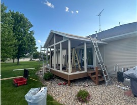 Sunrooms Project in Mason City, IA by Midwest Construction