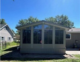 Sunrooms Project in Charles City, IA by Midwest Construction