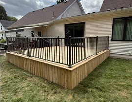 Decks Project in Roland, IA by Midwest Construction