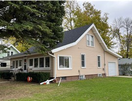 Seamless Gutters, Siding Project in Clarion, IA by Midwest Construction