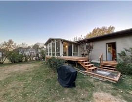 Sunrooms Project in Rockwell, IA by Midwest Construction