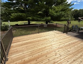 Decks Project in Roland, IA by Midwest Construction