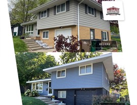 Seamless Gutters, Siding Project in West Des Moines, IA by Midwest Construction