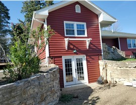 Seamless Gutters, Siding, Windows Project in Albion, IA by Midwest Construction