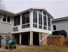 Sunrooms Project in Pleasant Hill, IA by Midwest Construction