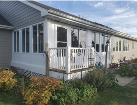 Sunrooms Project in Slater, IA by Midwest Construction