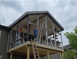 Sunrooms Project in Oskaloosa, IA by Midwest Construction
