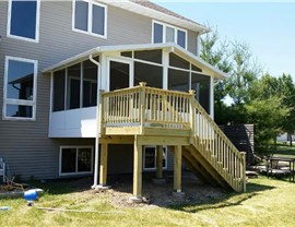 Sunroom Project Project in Johnston, IA by Midwest Construction