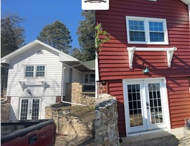 Seamless Gutters, Siding, Windows Project in Albion, IA by Midwest Construction