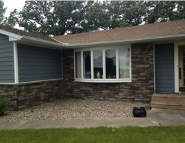 Siding Project in Fertile, IA by Midwest Construction