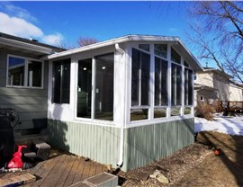 Sunroom Project Project in Miller, IA by Midwest Construction