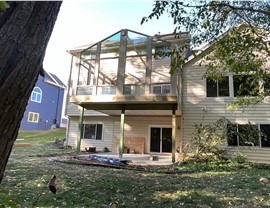 Decks, Sunrooms, Windows Project in Johnston, IA by Midwest Construction