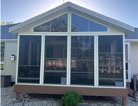 Sunrooms Project in Mason City, IA by Midwest Construction