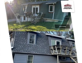 Roofing, Seamless Gutters, Siding, Sunrooms, Windows Project in Knoxville, IA by Midwest Construction