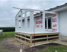 Sunrooms Project in Grafton, IA by Midwest Construction