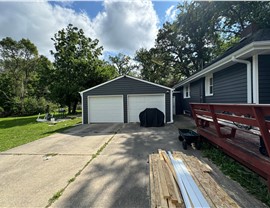 Seamless Gutters, Siding Project in Mason City, IA by Midwest Construction