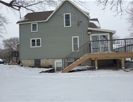 Decks, Roofing, Siding, Windows Project in Belmond, IA by Midwest Construction