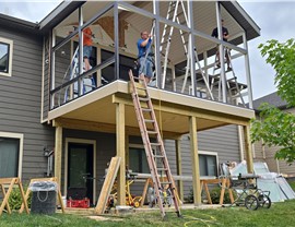 Sunrooms Project in Oskaloosa, IA by Midwest Construction