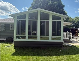 Siding, Sunrooms Project in Monroe, IA by Midwest Construction
