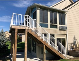 Sunrooms Project in West Des Moines, IA by Midwest Construction