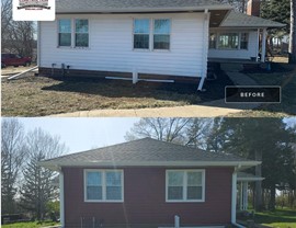 Seamless Gutters, Siding, Windows Project in Albion, IA by Midwest Construction