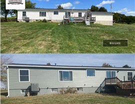 Siding Project in Lacona, IA by Midwest Construction