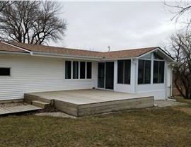 Sunroom Project Project in Dows, IA by Midwest Construction