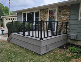 Decks Project in Mason City, IA by Midwest Construction