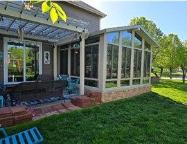 Sunrooms Project in Johnston, IA by Midwest Construction