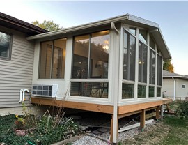 Sunrooms Project in Rockwell, IA by Midwest Construction