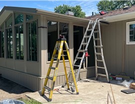 Sunrooms Project in Charles City, IA by Midwest Construction