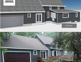 Siding Project in Mason City, IA by Midwest Construction